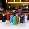 Taza de Coche Transfronteriza de 20 oz, Taza Térmica de Acero Inoxidable 304, Taza de Agua para Coche Portátil Gruesa de Gran Capacidad Personalizada con Popote