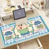 Alfombrilla de Ratón Nueva de Dibujos Animados de Cien Yuan, Alfombrilla Grande para Mesa de Ordenador, Alfombrilla para Juegos, Antideslizante, Borde con Bloqueo, Engrosada, Alfombrilla para Mesa de Cafetería de Internet, E-Sports