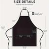 Delantal de mujer para el hogar, impermeable y resistente al aceite, ropa de trabajo 2024, nuevo delantal de cocina de verano para celebrar el Internet.