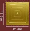 Base de Caixa de Bolo Corrugada Branca de 4 Polegadas 6 Polegadas 8 Polegadas Base de Papelão Dourado West Point de Panificação Base de Bolo Pad de Papelão Corrugado para Bolo