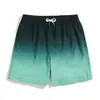 2026 Bermuda de Natação Masculina Verão Perna Reta Tamanho Grande Calça de Cinco Pontos Calça para Águas Termais e Praia Shorts Listrados Calça de Praia Masculina