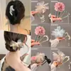 2024 Nuevo Estilo Chino Horquilla en Forma de U para Mujer Horquilla de Estilo Antiguo Tocado de Flor Accesorios para el Cabello de Alta Gama Elegantes