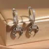 Lote mixto de varios estilos aretes de oro para mujer con colgante geométrico de circón microincrustado joyería de oreja de nicho de alta gama