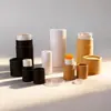 Tubo de Papel Kraft 5g com Tampa de Rosquear, Tubo de Papel para Batom 50g, Tubo Vazio para Desodorante, Tubo de Papel para Desodorante, Recipiente de Papel FSC