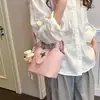 Bolso de mano único y elegante para mujer 2026 verano nuevo bolso cubo casual de moda para ir al trabajo bolso cruzado simple para mujer