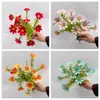 Simulación de flor de crisantemo de hierba de siete estrellas boda salón de bodas sala de estar flores decorativas 15 flores artificiales diente de león cebolla flores de simulación