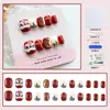Uñas postizas de alta gama de 24 piezas, populares en línea, estilo puro y deseable, realza el cutis, uñas artificiales hechas a mano