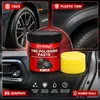 Pasta Pulidora de Llantas Kineshinex, Pasta de Cuidado para Negro y Restauración de Llantas de Coche, A prueba de Polvo, A prueba de Suciedad, Mantenimiento Duradero
