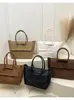 Bolso tote de mujer transfronterizo 2026 otoño e invierno de gran capacidad, bolso de mano retro simple, bandolera de hombro, nuevo estilo moderno