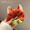 Zootopia Judy Nick Anillo para el Cabello de Peluche Cuerda para el Cabello de Mujer Cuerda de Cabeza de Conejo Linda Tendón de Goma Adorno para el Cabello de Otoño e Invierno