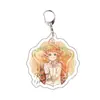 Acuerdo periférico de animación Neverland llavero acrílico colgante transparente joyería transparente linda