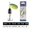 Taiyu Luya Señuelo Cuchara Compuesto con Paleta Metálica Equipo de Pesca para Artículos de Pesca, Adecuado para Tilapia y Lobina