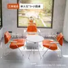 Juego de Mesa y Sillas para Cafetería, Restaurante de Té de Leche, Sillón Individual para Bar, Silla de Hierro Forjado, Estilo Industrial Retro Comercial