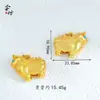 Loja Dourada Mesmo Estilo Pingente de Burro Dourado Anel de Corrida Cravejado com Diamantes DIY Colar Estilo Étnico Exquisito Colar de Luxo Leve Atacado