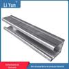 Suporte de aço em forma de C para casa solar fotovoltaica com perfuração pontual Acessórios Suporte antissísmico de aço galvanizado em forma de C Topo plano de aço em forma de C