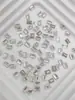 Pedras de strass para nail art em formato de cubo de açúcar 3x4mm, strass super brilhantes com base pontuda, acessórios retangulares para unhas postiças