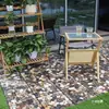 Terraza Plana Primavera y Otoño Rojo Piso Adhesivo Balcón Jardín Verde Falso Entrelazado Exterior Bricolaje Red Costo de Envío Sala de Estar