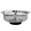 Colador de fregadero de acero inoxidable para restos de comida y desechos de cocina, utensilio de cocina para drenar el agua del fregadero