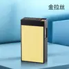 Novo porta-cigarros transfronteiriço, pacote com 20, integrado de grande capacidade, adequado para cigarros finos e regulares, à prova de umidade e resistente à pressão