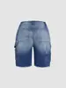 Jeans rectos versátiles de ajuste ceñido, lavados intensos, para mujer, europeos y americanos, más vendidos en Amazon, y shorts de exportación