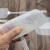 Suministro directo de fábrica escoba de plástico cuadrada color integrado blanco matamoscas matamoscas matamoscas sanitario matamoscas de mosquitos