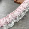 9cm multicolor multicapa gasa encaje volantes DIY Lolita material para paraguas ropa decoración de falda accesorios para calcetines