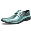 Sapatos Masculinos Transfronteiriços Tamanho Grande Novo Estilo Sapatos de Couro Modernos Bico Fino Casuais Sapatos de Couro Tendência Sapatos de Couro Chelsea Botas de Couro de Cano Baixo Masculinas