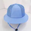 Chapéu Amarelo Infantil Primavera e Outono Chapéu de Pescador Logo Estampado Conjunto de Segurança Maruko Japonês Chapéu para Jardim de Infância Escola Primária
