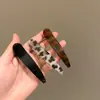 Elegante Pinza para el Cabello con Estampado de Leopardo, Pinza Lateral Grande para Flequillo, Accesorio de Moda para el Cabello para Niñas