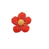 Nuevo bordado relleno de algodón flor de cinco pétalos tela tridimensional accesorios para el cabello accesorios para tocado ventas directas de fábrica