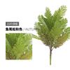 Decoración de pared de planta artificial nórdica hoja de helecho de plástico helecho hierba diseño de jardinera callejera hierba falsa artificial 18 plantas verdes