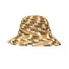 Sombrero de Paja de Verano con Gradiente de Dopamina para Mujer Estilo Coreano Moda Simple Vacaciones en la Playa Transpirable Sombrero para el Sol
