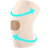 Rodillera Deportiva para Correr Ultra Delgada con Soporte de Muelle, Rodillera Meniscal Delgada Transpirable Antideslizante de Verano para Hombres