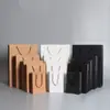 Saco de papel spot embalagem de atacado de roupas saco de embalagem cartão branco sacola de compras presente sacola de chá sacola de embalagem para viagem Papel Kraft portátil