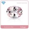 Huagang Gem Ovo em forma de ovo cultivado Morgan Powder Gem Cor sintética Tesouro Oval Anel Superfície Regenerada Anel Superfície
