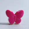 Mariposa Amor Acrílico Cuentas de Agujero Grande Plástico Redondo Agujero Recto Color Caramelo Macaron Usar Cuerda Gruesa Cuentas Sueltas Accesorios