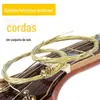 Madeira Guitarra Cordas de Latão Guitarra Folk Cordas de Aço 6 Folk Cordas em Atacado Fábrica Cordas Cordas de Guitarra Atacado