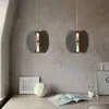 Luminária Pendente Minimalista Pós-Moderna de Cabeça Única Design Criativo de Coruja Artística para Quarto de Dormir ao Lado da Cama Sala de Estar Sala de Jantar Luminária Decorativa