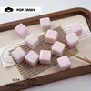 Corrente para Celular de Menina com Laço Quadrado Xadrez Material com Contas Estilo Ins Estilo Coreano Pingente de Chaveiro Simples Acessórios