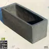 Vasos de Cerâmica para Horta sem Esmalte, Vasos Extra Grandes para Plantio de Árvores em Varandas, Caixas Quadradas de Cerâmica Escovada para Plantio de Vegetais