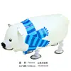 Brinquedo de Balão de Filme de Alumínio Formato de Animal de Estimação Andante Desenho Animado Cachorro Pato Pinguim Andante Balão de Hélio Atacado