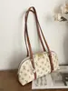 Bolsa Feminina de Verão 2026 Vintage Leve Luxo Transfronteiriça Bolsa Bowling Bolsa de Mão Ombro Transversal Bolsa Mensageira Bolsa Tendência