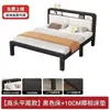 Cama doble de hierro forjado 1.8m Uso doméstico cama de hierro engrosada y reforzada cama individual de acero inoxidable casa de alquiler cama con estructura de hierro