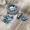 Lentejuelas Arte para Uñas Joyería Popular en Internet Gradiente de Sirena Japonesa Brillo Corea del Sur Lentejuelas Grandes Accesorios de Decoración para Uñas