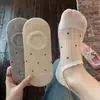 Calcetines de Lunares para Mujer, Calcetines Cortos para Primavera y Verano, Calcetines Invisibles de Malla de Algodón Fina de Color Sólido, Calcetines Invisibles Antideslizantes Sin Costuras