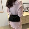 Bolso pequeño sencillo de estilo coreano para mujer, bandolera informal de moda, bolso de hombro portátil, tipo cubo, 2024