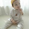 Conjunto de Outono Infantil Estilo Coreano Roupa Infantil ins Colete de Bebê Camiseta Básica Calça Casual Conjunto de Outono para Bebê Menino