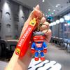 Chaveiro de viagem de comércio exterior para pessoas Chaveiro de chaveiro de carro Stumble Guys acessórios de pingente para bolsa de homem e mulher
