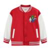 Ropa Exterior Infantil Otoño e Invierno 2025 Nuevos Tops de Terciopelo de Invierno Ropa para Clase de Jardín Uniformes de Béisbol de Otoño para Niños