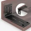 Soporte de Esquina Acero Inoxidable Una Pieza Rectángulo Espesor Laminado Ajustable Universal en L Soporte de Esquina de Carga